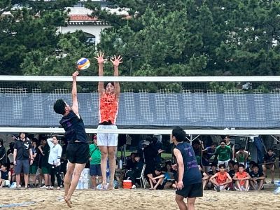男子バレーボール部 兵庫県高等学校ビーチバレーボール選手権大会の